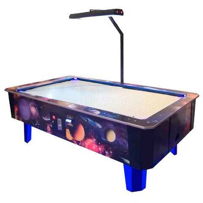 Аэрохоккей (220*120*75 см.) стальное поле + лампа над полем