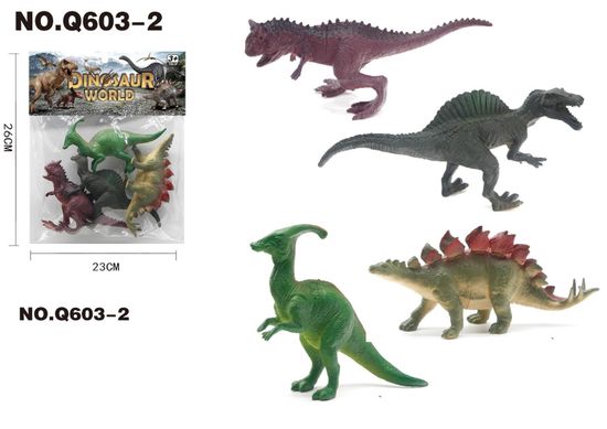 Фигурки "Динозавры" в пакете, 4 шт