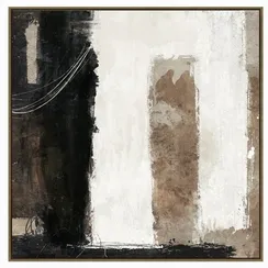 Постер Nebula vertical 120х120 см, коричневый, жёлтый