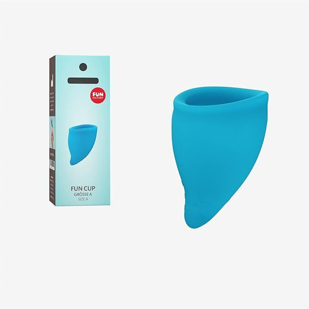 Менструальная чаша Fun Cup Size A (Цвет: бирюзовый)