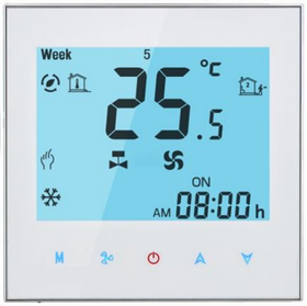 Термостат комнатный KVZ для внутрипольного конвектора, белый