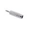 Adam Hall K4AJF3MM3METAL - адаптер TRS (jack) mono 6.3 mm (F) - TRS (jack) mono 3.5 mm (F), металлич