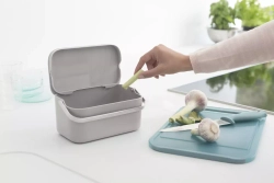 Brabantia - Контейнер для мусора Sort &amp; Go 1,8л, серый / артикул   230080  / GTIN 8710755230080