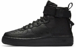 Кроссовки Nike Air Force 1 Triple Black GS (Подростковая размерная сетка)