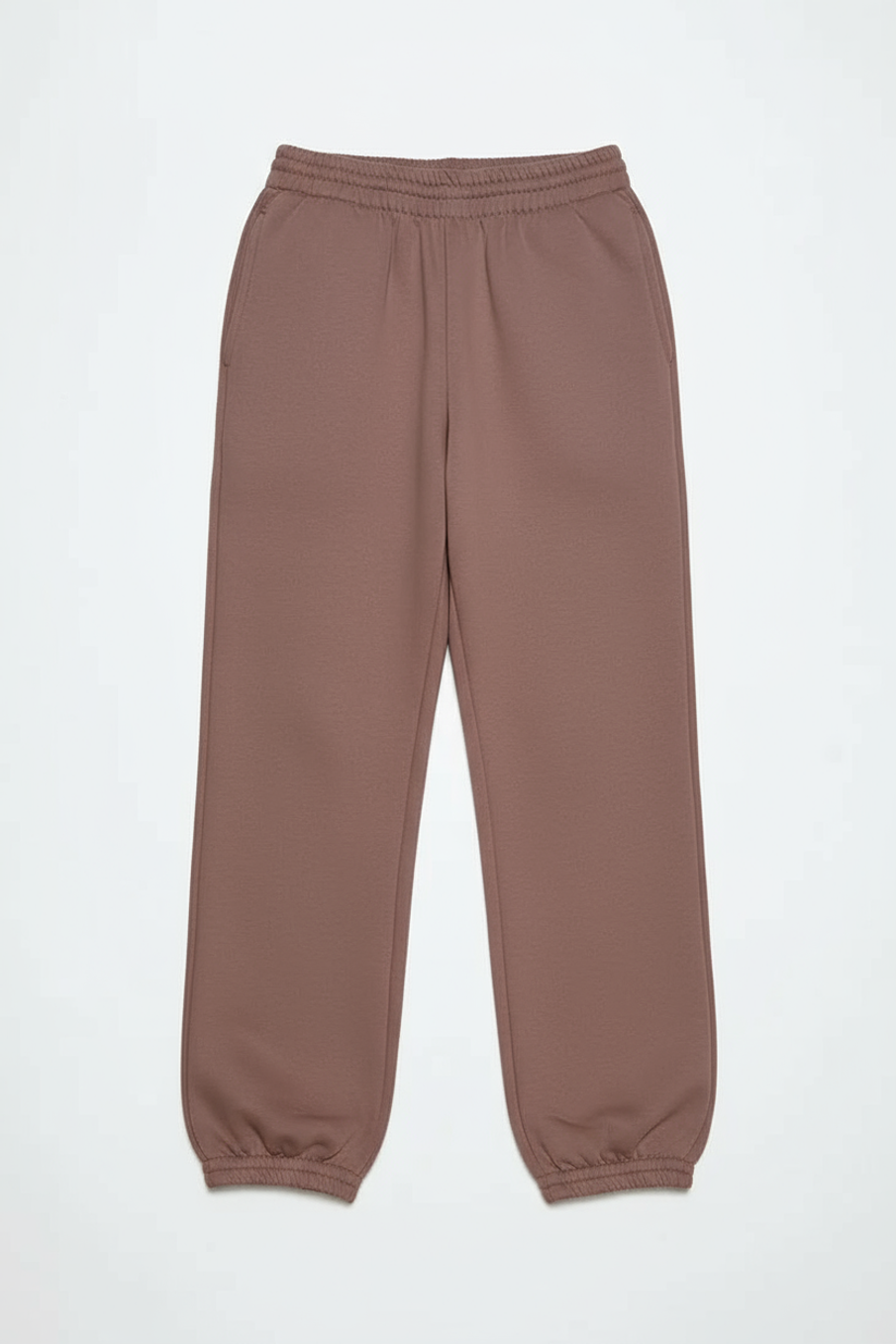 Объемные брюки-джоггеры с начесом