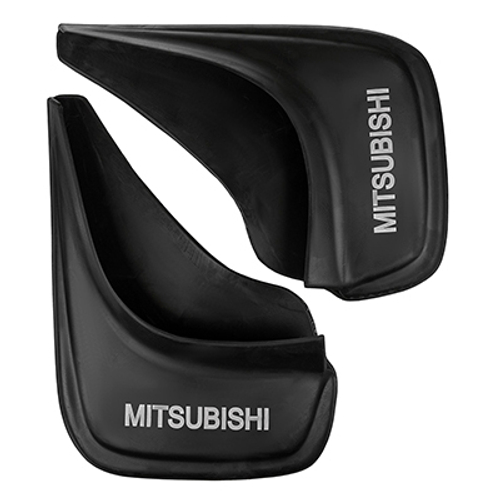 Брызговики резиновые Skyway Mitsubishi серебро в пакете 2 шт.