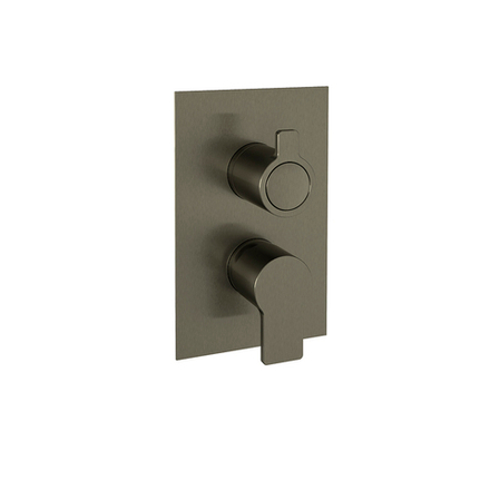 Встраиваемый смеситель для душа на 3 выхода BLAUTHERM 941513KSGR графит