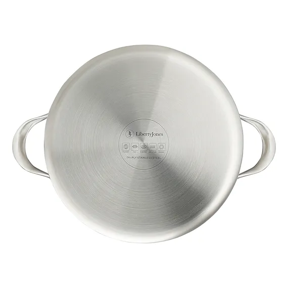 Кастрюля с крышкой 3ply etalon, D24 см, 6 л