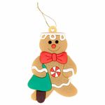 Украшение ёлочное "Пряничные человечки", 12 шт., 7 см, ЗОЛОТАЯ СКАЗКА, 592146
