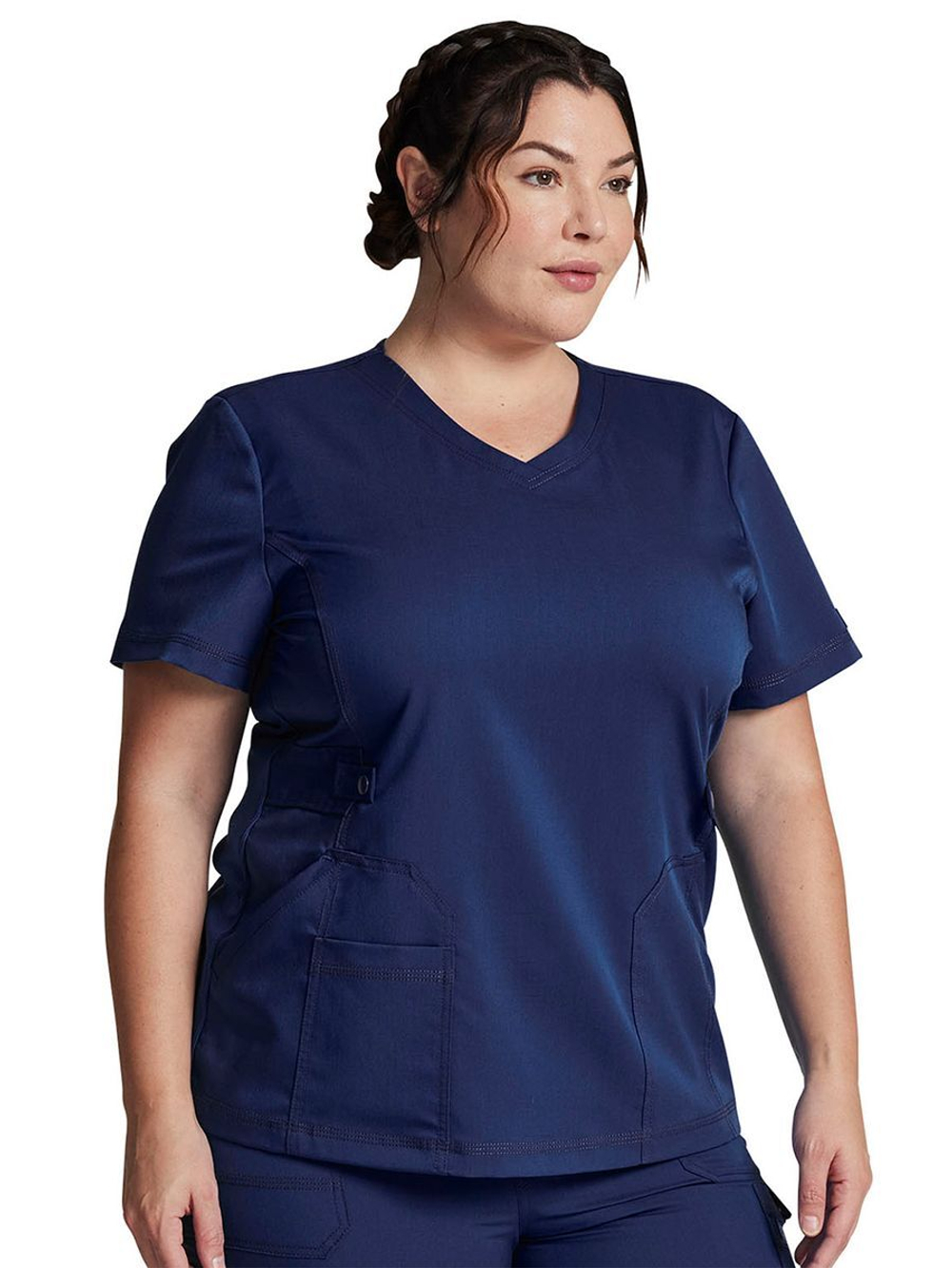 Топ медицинский женский Dickies Balance DK940, синий, XS