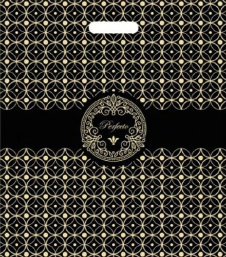 Пакеты с вырубной ручкой "Перфекто Квадро" 48х42+3см 90мкм (25/400шт)