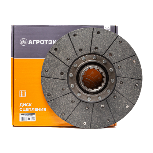 Диск сцепления ведомый муфты ВОМ, ЮМЗ, на шариках, d=316мм (ан. 45-1604050)