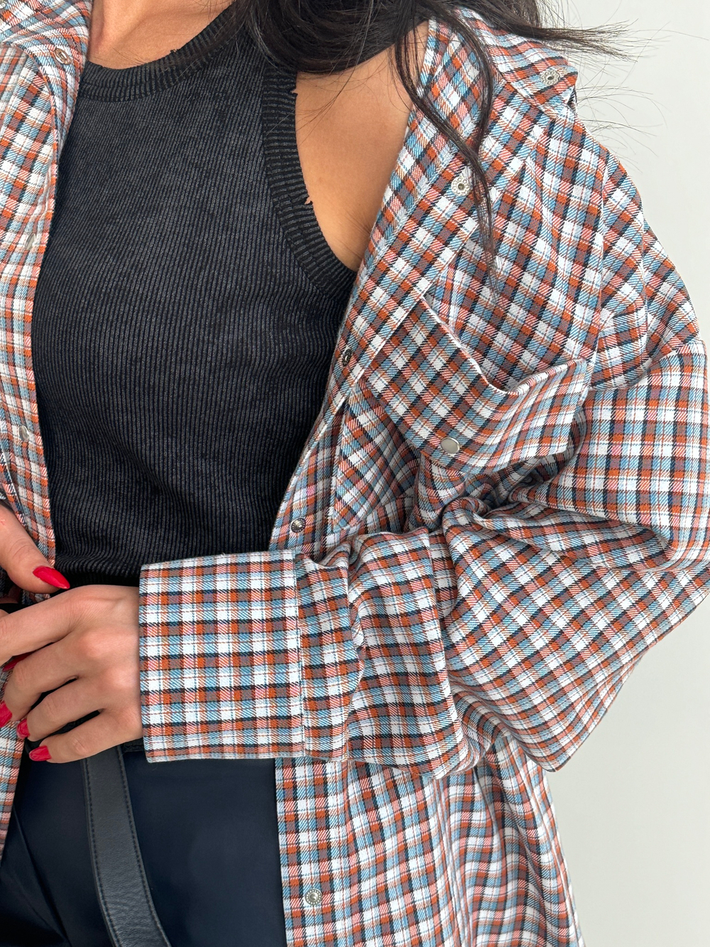 Рубашка в клетку