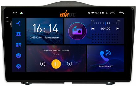 Магнитола для Lada Granta 2018+ - AIROC 2K RI-3007 Android 12, QLed+2K, ТОП процессор, 8/128Гб, CarPlay, SIM-слот