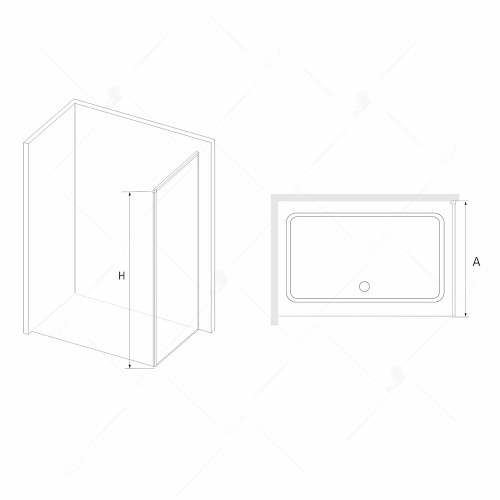 Боковая панель RGW Z-05B (Прозрачное, 700)