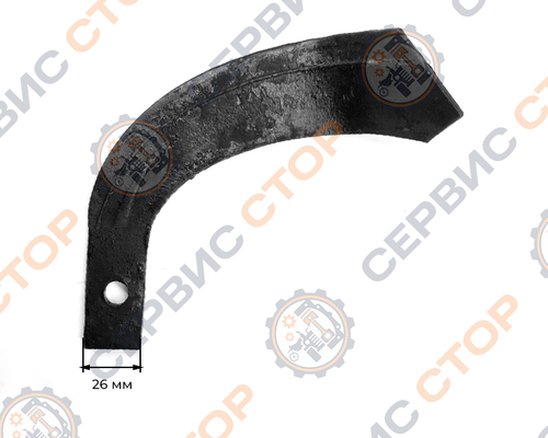 Нож (зуб) почвофрезы 1GQN левый IS195