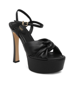 Кожаные босоножки на шпильках elena Michael Kors - черный(40S4ELHS4L)