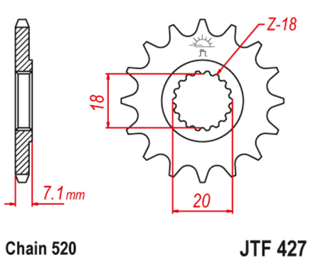 Звезда JTF427.12
