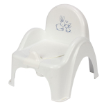 Горшок-стульчик КРОЛИКИ антискольз. (упаковка 15шт.) (Tega) (белый)