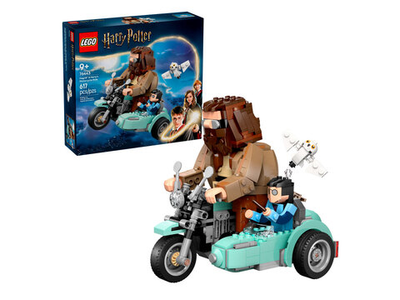 LEGO Harry Potter 76443 «Поездка Хагрида и Гарри на мотоцикле» — культовая сцена