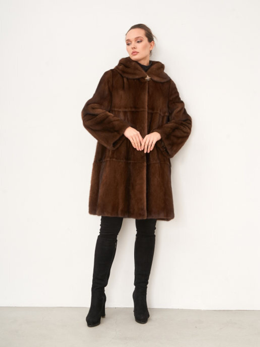 Шуба из норки