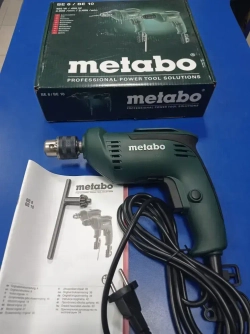 Дрель Metabo BE 10, 450Вт, безударная, ключевой патрон Арт 600133000