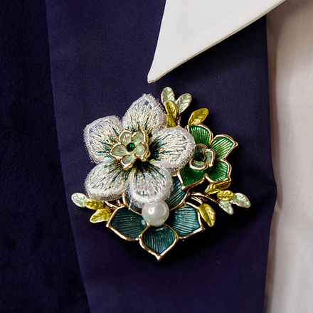 Брошь Shadore Букет XZ1442.16 G/G