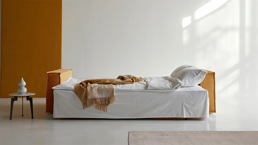 Диван Софт 3 Cilium Umber 240*94*80 см, Желтый Вельвет Еврокнижка Фиеста