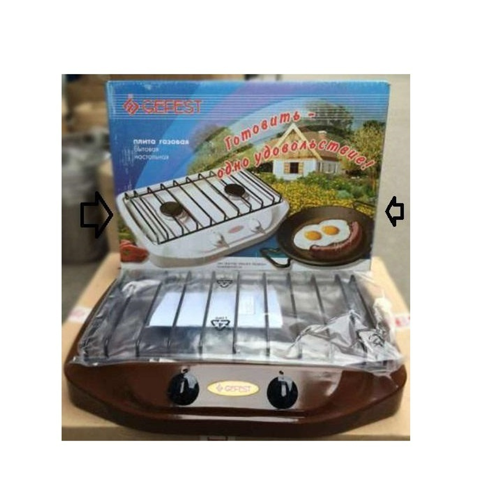Настольная газовая плита Gefest 700-02, Brown