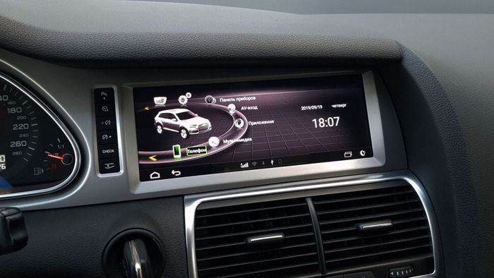 Магнитола для Audi Q7 2009-2015 (MMI 3G) - RDL-8802 монитор 10.25" на Android 14, Быстрая, CarPlay, 4G SIM-слот