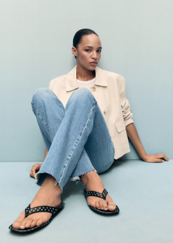 Джинсы flare Fiona с посадкой на талии