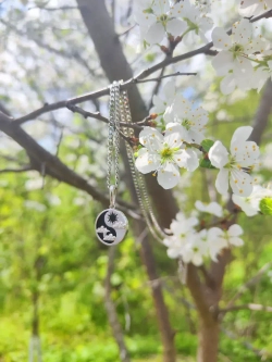 Серебряная подвеска Инь Ян