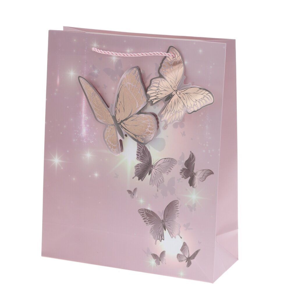 GAEM Пакет подарочный M (бумага 210г/м2, блок микс 12шт), L26 W10 H32 см, 4в.