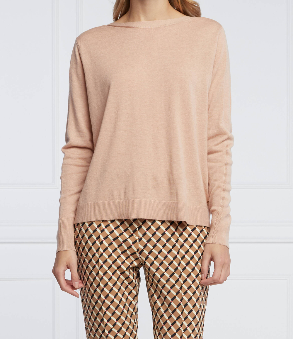 Хлопковый свитер Marc Cain - персиковый(SC 41.06 M50)