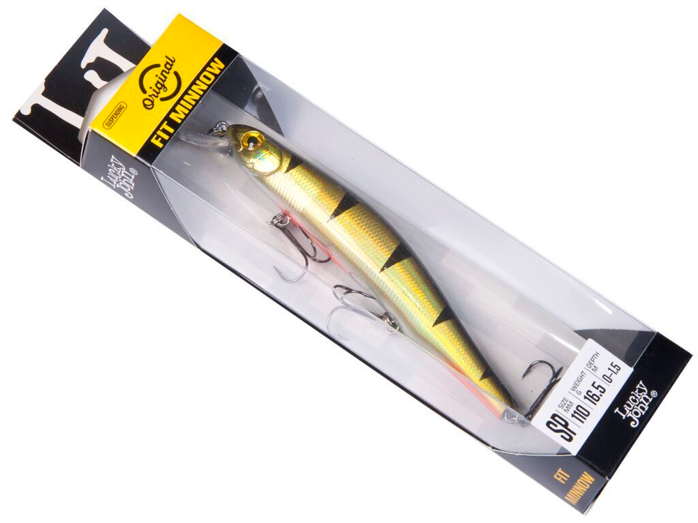 Воблер Lucky John Fit Minnow 110SP (Original) 11 см, цвет 306, 16.5 г