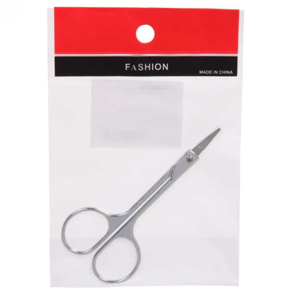Ножницы маникюрные в пакете «Manicure set», тонкие, цвет металл, 9см