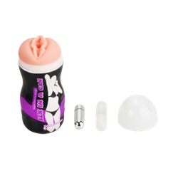 Вагина мастурбатор в тубе с вибрацией - Sex in a can (Stamina Tunel)