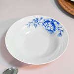 Тарелка 200мм глубокая форма Голубка Камелия