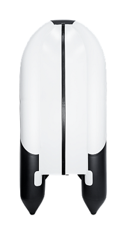 Лодка ПВХ Ривьера Компакт 3600 СК "Комби" светло-серый/черный