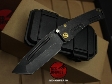 Нож Medford Knives Marauder-H Tanto - темная ркоять, темный клинок