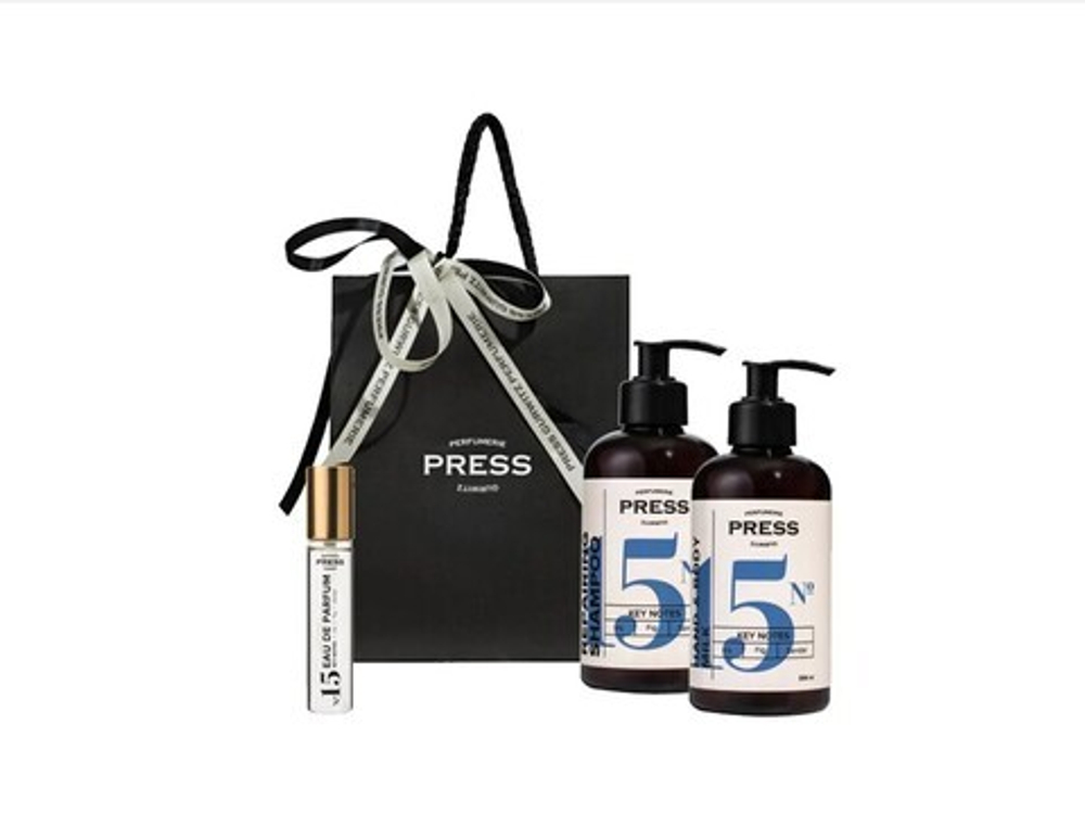 Гель для душа № 15 Iris, Fig, Sandal, 50 ml PRESS PGPR15M2