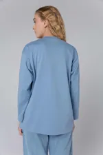 Лонгслив Toccotwo Женский Голубой