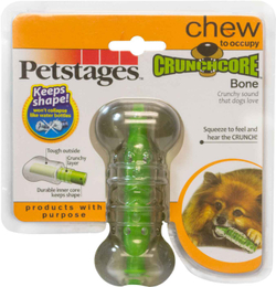 Petstages игрушка для собак «Хрустящая косточка» резиновая 10 см малая