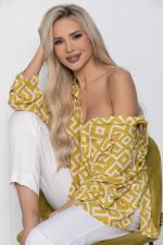 Рубашка Лето (лайм) Б10586 LT Collection