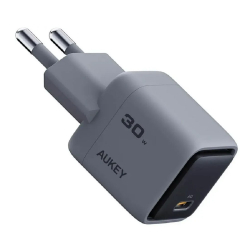 Сетевое зарядное устройство Aukey сетевое зарядное устройство Comet Mini 30W Grey (AWC-PA-C1G)