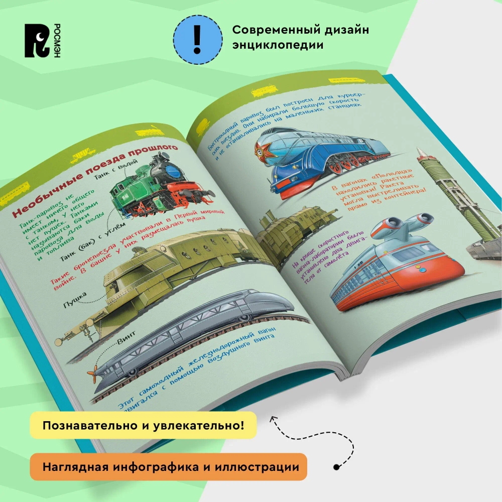 Энциклопедия для детского сада "Поезда"