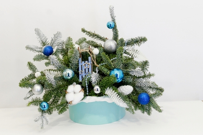 Новогодняя композиция "Зимняя нежность"