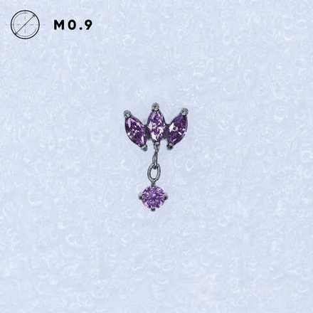 Pendant 3K Marquise Purple