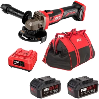 SKIL AG2907 аккумуляторная ушм (болгарка) (2 x 4 Ач, ЗУ) + сумка в комплекте