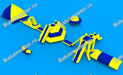 Коммерческий аквапарк на воде «Мини» 20×8×4 м